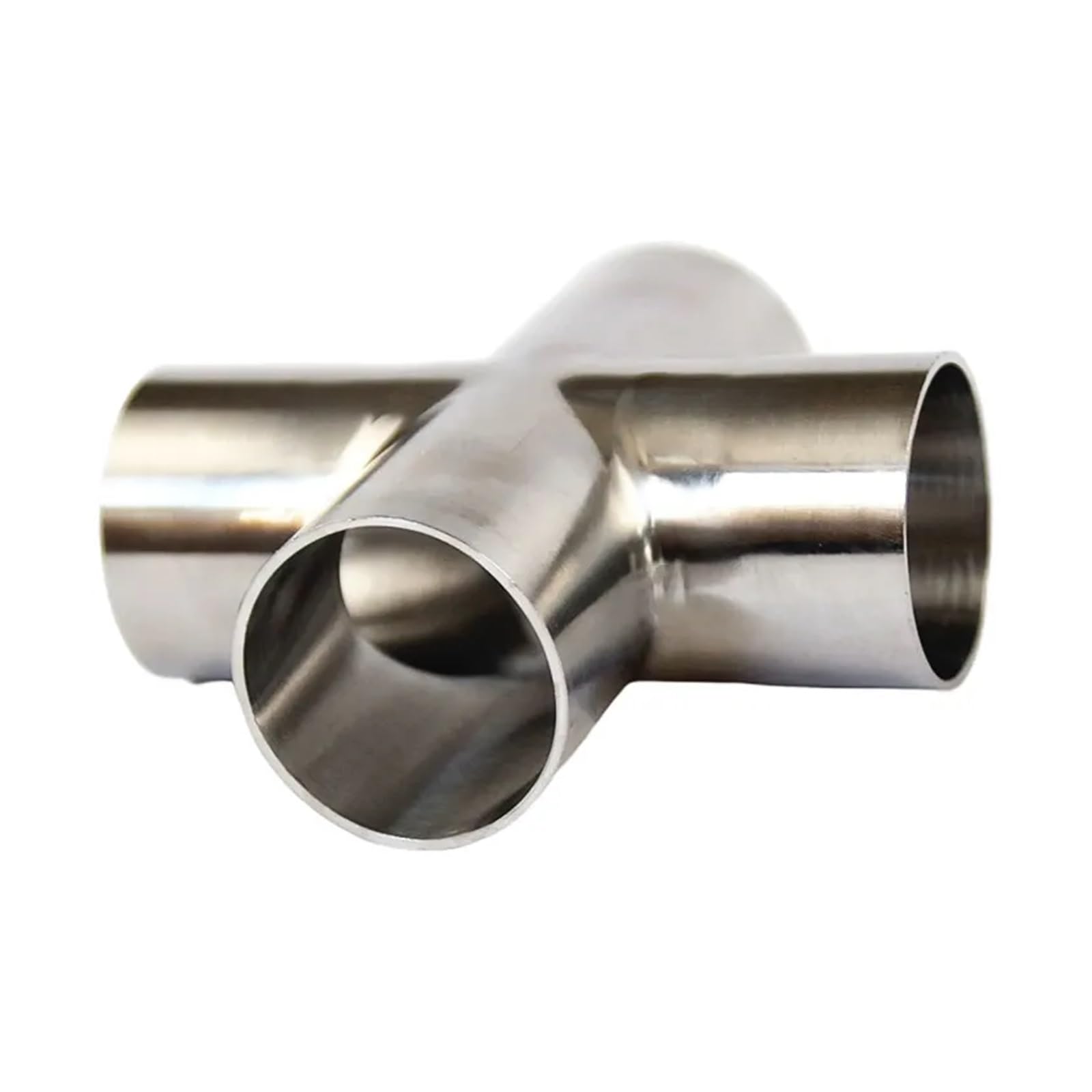 OD 38 mm/51 mm rura zewnętrzna do spawania doczołowego krzyżowy 4-kierunkowy rozdzielacz SS304 złączka ze stali nierdzewnej (OD 19 mm)