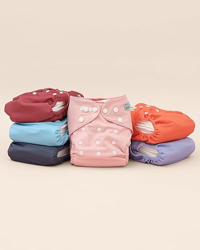 Miniatura 6 de ALVA Baby Cloth Diaper Covers with One Wet Bag, Swim Diaper,Cloth Nappy Shell Baby Girls and Boys