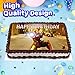 8.3 x 11.7 Inch Edible Square Cake Toppers – Metal Hero Themed Birthday Party Collection of Edible Cake Decorations