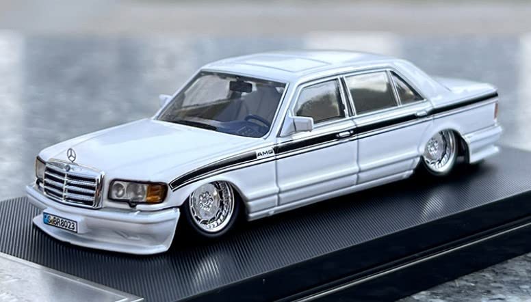 Amazon | Master 1/64 ベンツ 560SEL W126 白 | ミニカー・ダイ