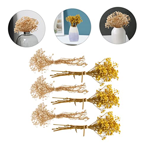 Ramo de flores secas Babys Breath para decoración miniatura 2