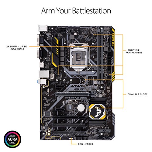 Placa-Mãe Asus GAMING (TUF H310-PLUS~90MB0WY0-M0EAY0) Intel 1151 DDR4 ATX