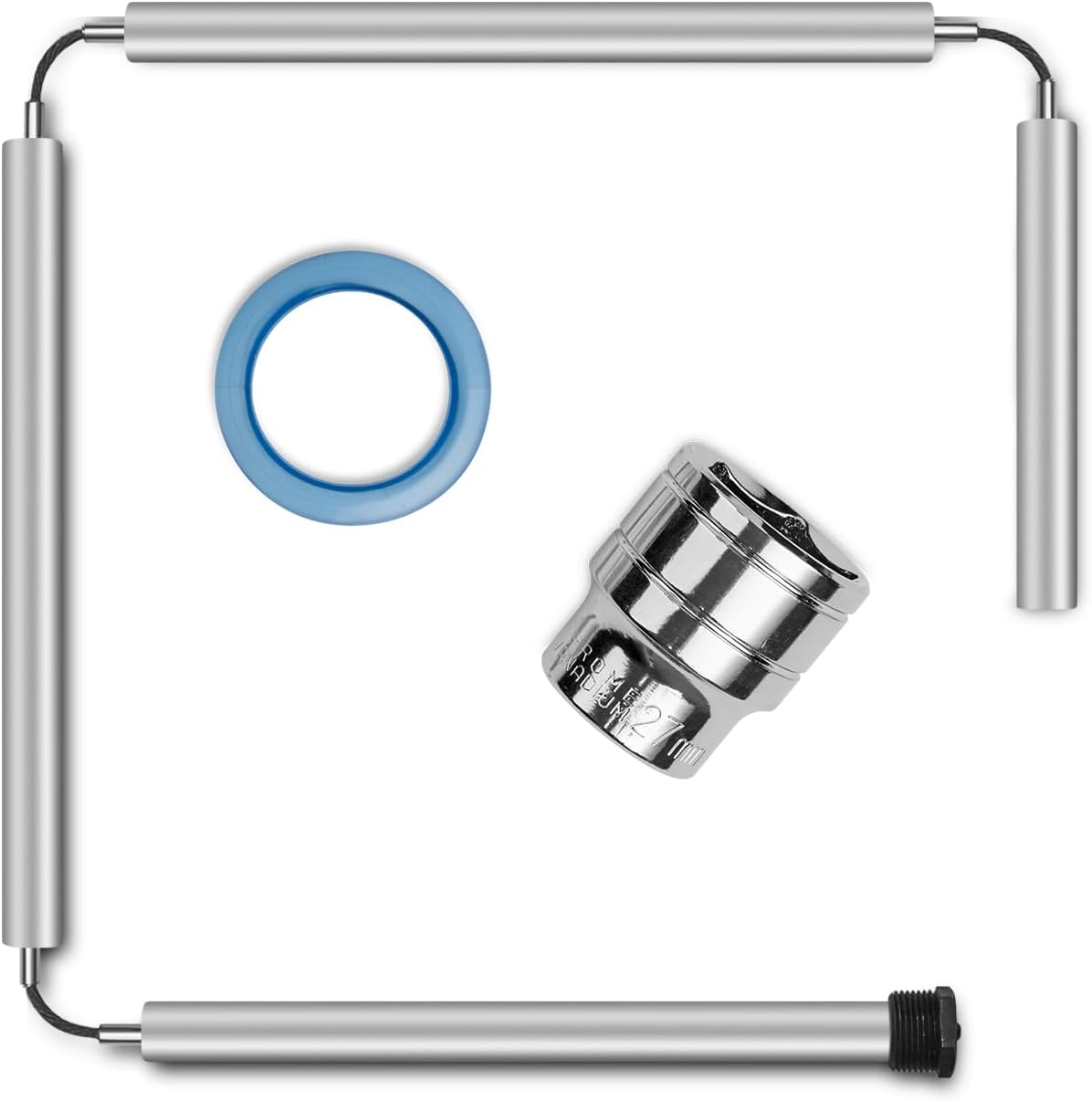 AYAYGD 44" Flexible Magnesium Anode Rod, Water Heater Anode Rod 3/4Inch NPT Thread for GE, Rheem