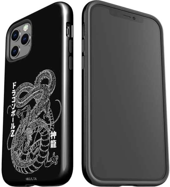 Skinit Impact Phone Case Compatible with iPhone 12 Pro Max - Officially Licensed Dragon Ball Z Negative Shenron Design