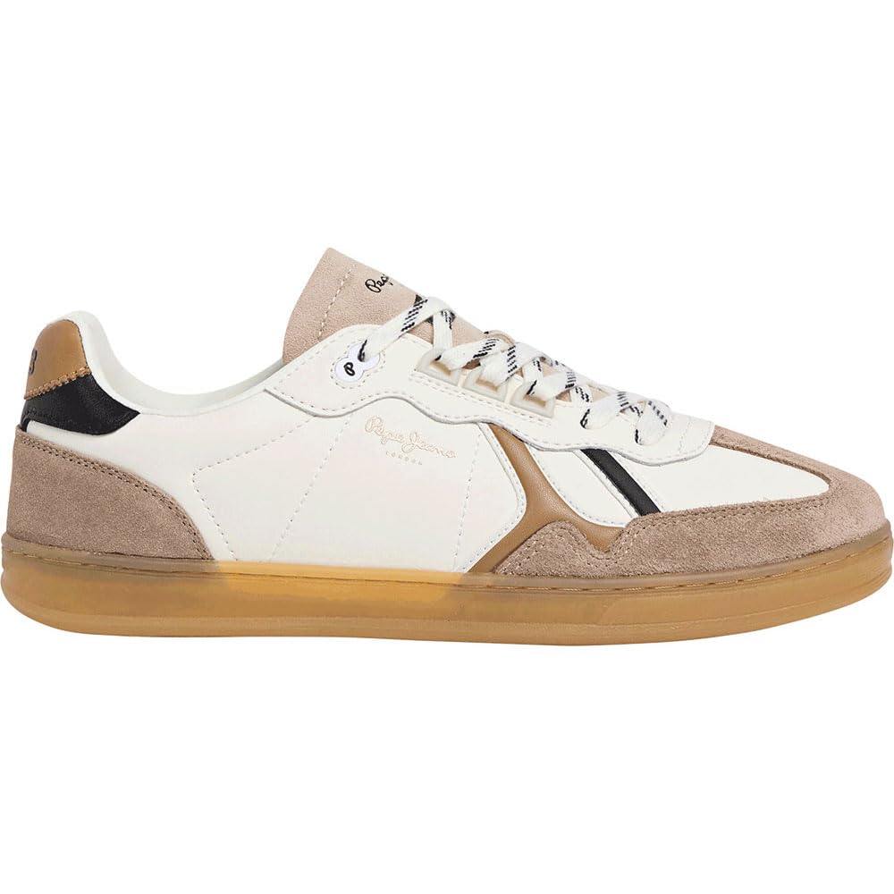 Pepe Jeans Men's Ball Mood M Sneak, Brown (Stowe Beige), 11