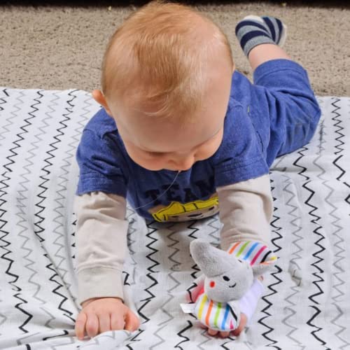 Wristy Buddy Elephant Teether For Babies, 0-2.5 Yrs Baby Chew Toys, Wrist Teethers For Babies, Natural Organic Freezer Safe Teethers, Relief Sore Gums, Silicone Bpa Free Baby Teething Toys #TOP6
