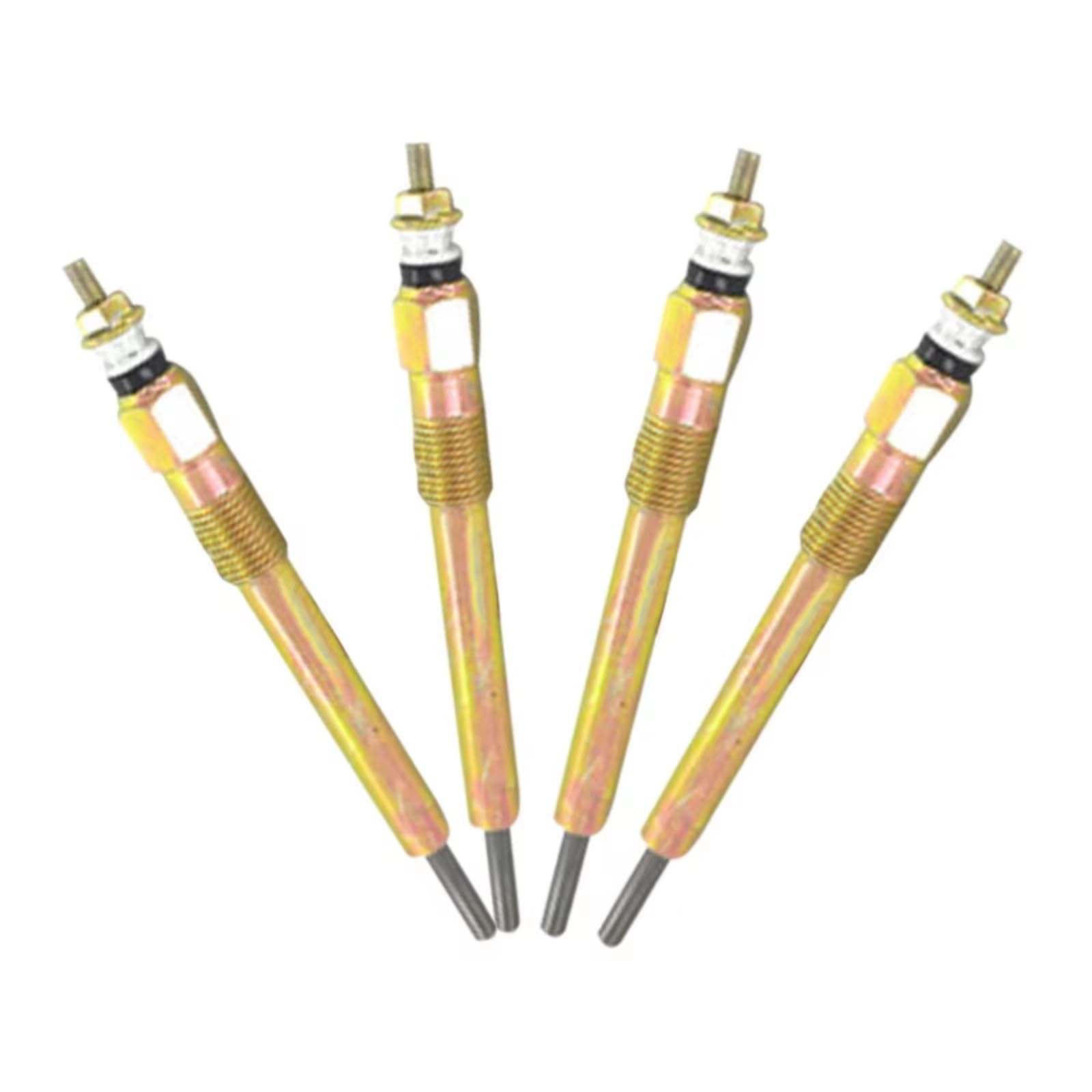 Bujía incandescente para Calentador diésel Compatible con Isuzu para Motor Elf 150 250 350 4JB1 4JG1 4JG1T Kit de 4 bujías incandescentes 8-94175158-0 8941751580