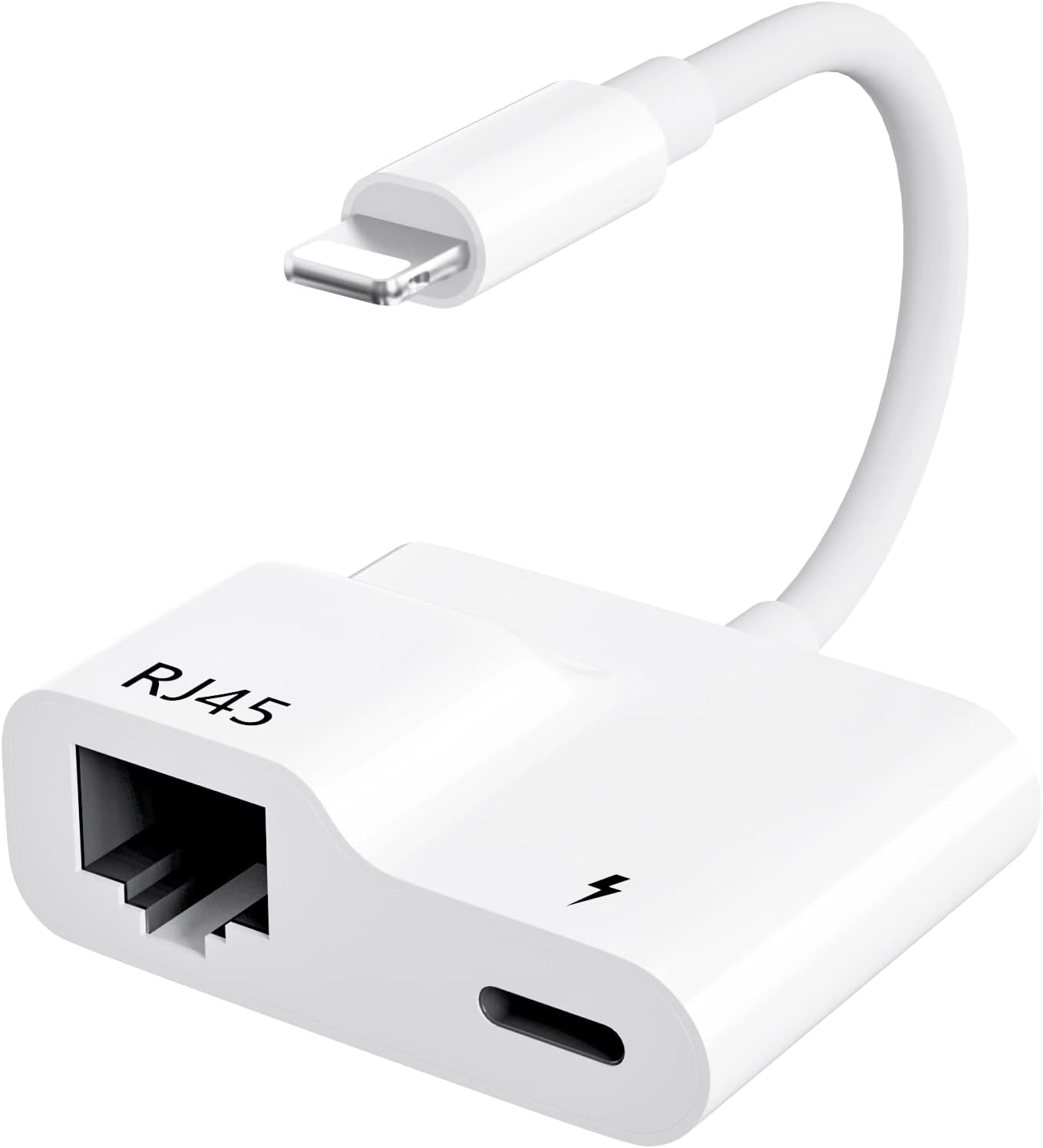 RJ45 Ethernet LAN Wired Network Adapter, 3 in 1 USB 3 Camera Reader Adapter,Data Sync OTG Cable,Ethernet Adapter with Fast Charging Port Compatible for Phone/Pad