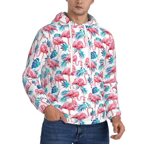 Sweat à capuche Flamingo pour le sport décontracté en plein air
