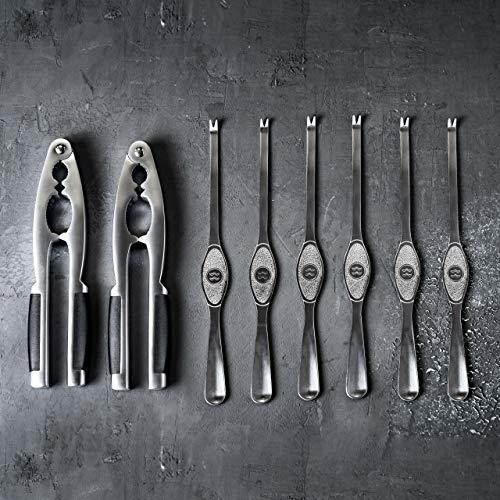 Melocean Professional 8-piece Crab Crackers and Tools Set in Gift Box - image 8