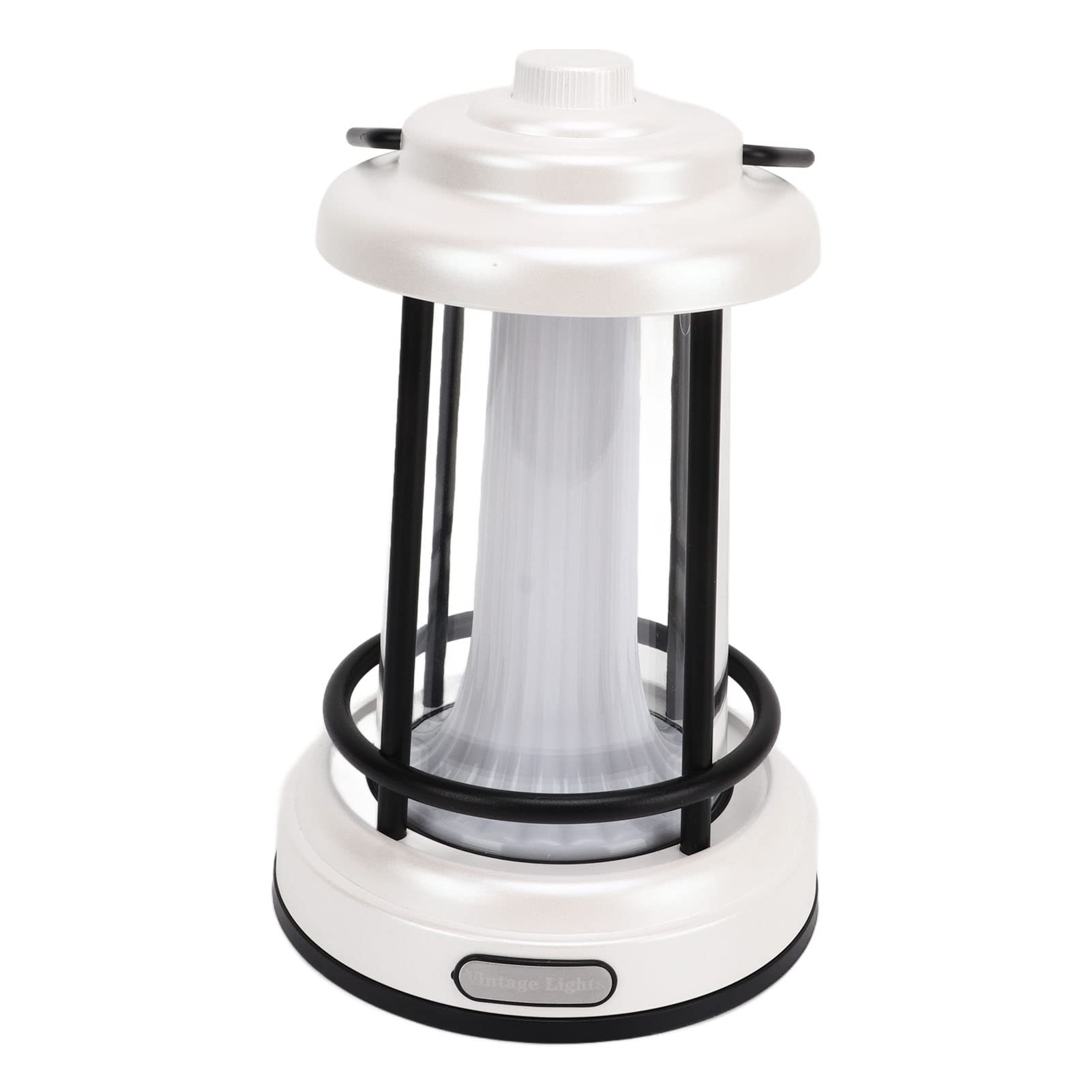 Linterna LED para Camping, Diseño Retro Superbrillante con Atenuación Continua para Acampar Al Aire y Emergencias, 8000 MAh, 6 W
