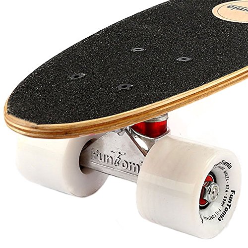FunTomia® Mini-Board Skateboard 25,5 INCH (65cm) met een Canadees 7-laags esdoorndek/MACH1® ABEC-11 High Speed lagers… - Afbeelding 4