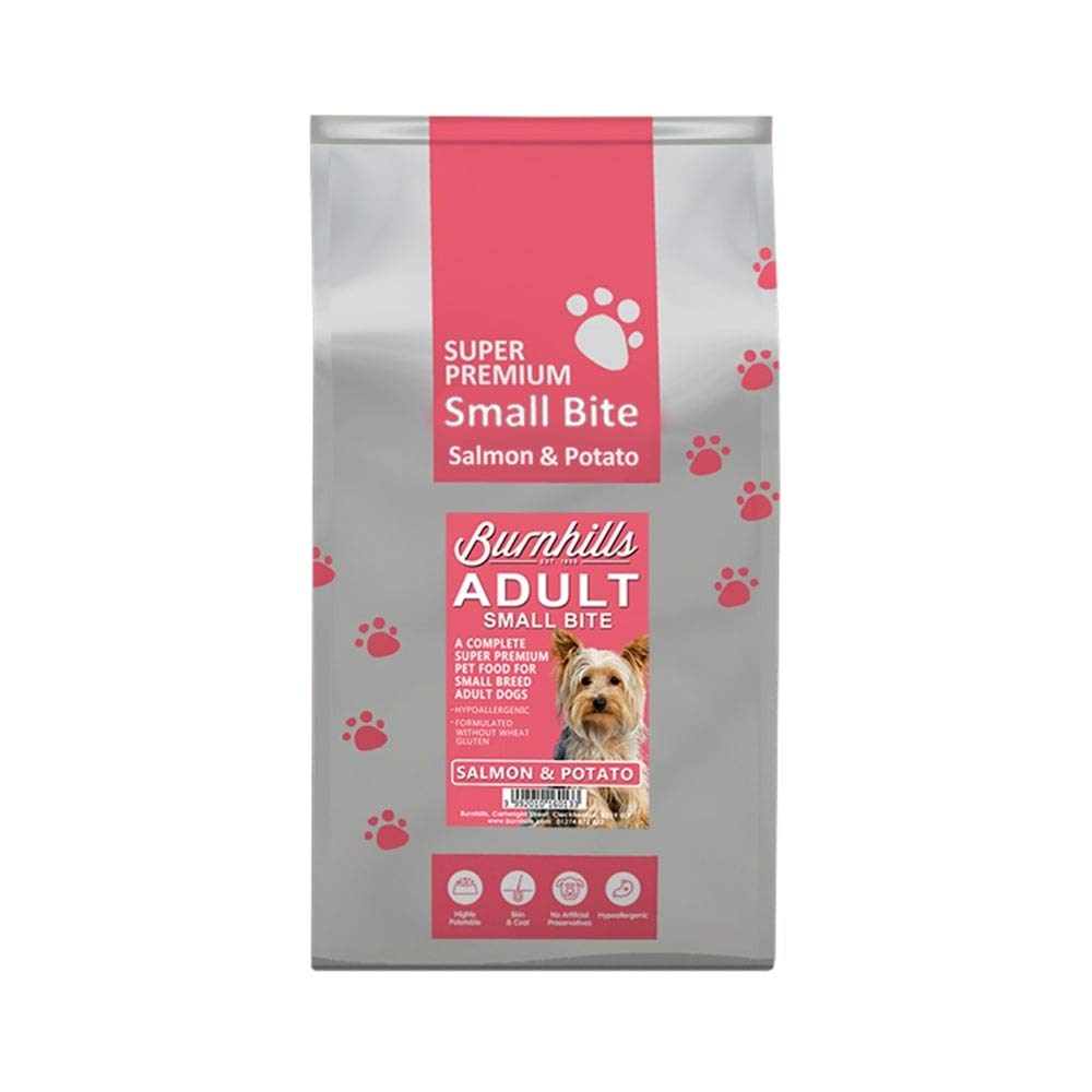 Burnhills Super Premium Small Bite Adult Salmon & Potato Dog Food 2Kg