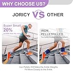 Ankle Weights A Pair of 1/2/3/4/6/8/10/12/20 LBS Wrist Leg Arm Weights for Women Men with Adjustable Straps, Strength weighted for Physical Therapy Running Walking Fitness Gym Workout - Image 4