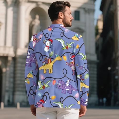 Christmas Jacket for Men Regular Fit Mens Sport Coats for Xmas Party Banquet Men's Christmas Jacket with Pockets3
