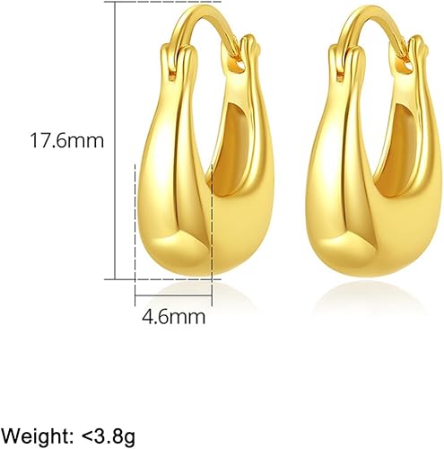 Vista 104 de OUXi Aretes de plata de ley 925 para mujer, hipoalergénicos con orejas sensibles