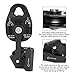 SPYMINNPOO Single Rope Pulley with Block, Safety Equipment Heavy Duty Magnalium Alloy Pully for Climbing Aerial Work
