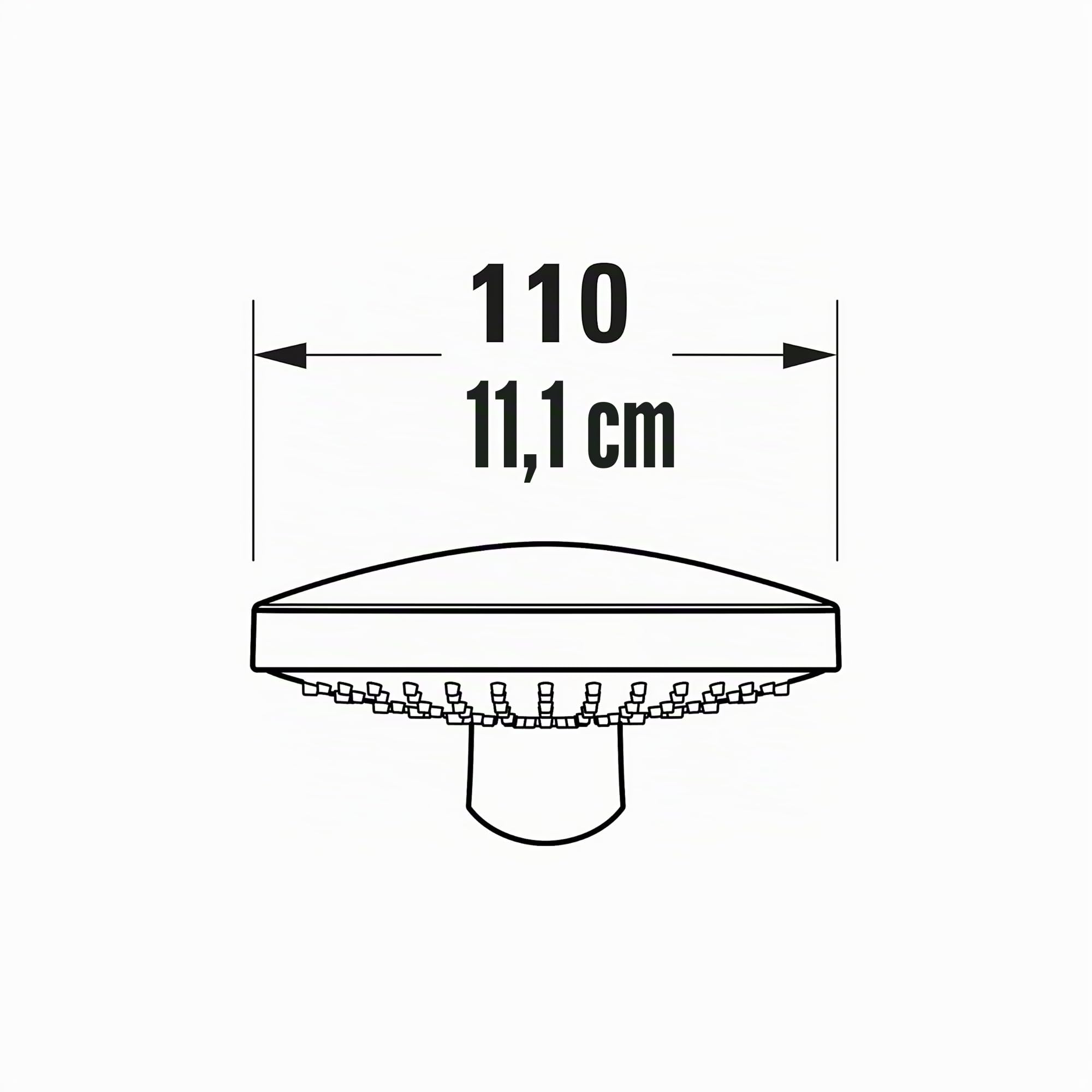 Duravit Doccetta Portatile, Soffione Doccia con 3 Tipi di Getto - EasyClean Anticalcare, MinusFlow Risparmio Idrico, Finitura Cromata, Garanzia 5 Anni