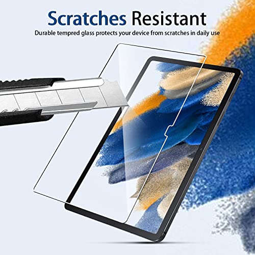 Deerlamn (3 Pack) For Samsung Galaxy Tab A8 Screen Protector,Anti-Scratch 9H Hardness Tempered Glass Compatible With Galaxy Tab A8 10.5 Inch Tablet (Sm-X200/X205/X207) #TOP3
