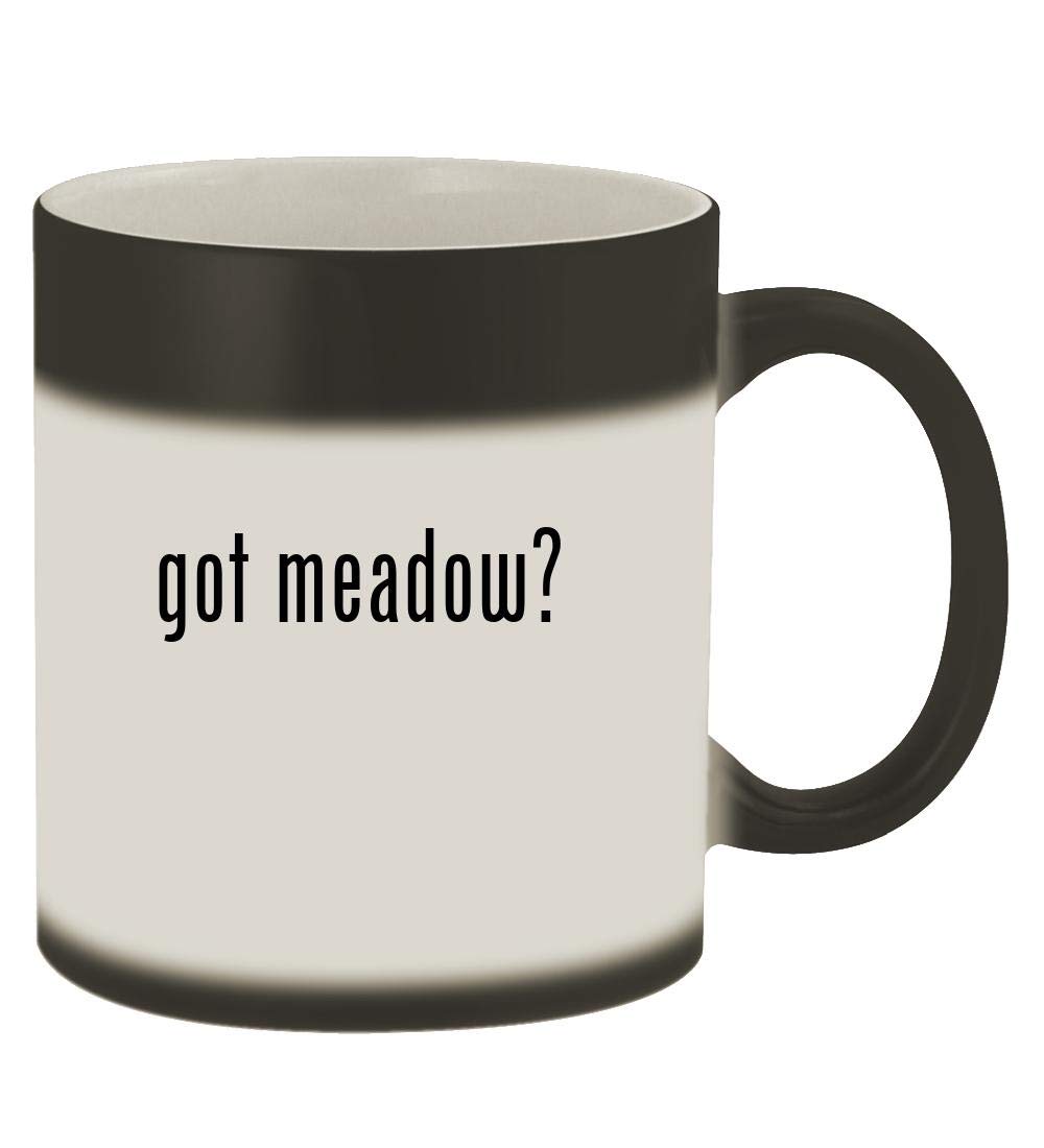 got meadow? - 11oz Magic Color Changing Mug, Matte Black