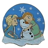 Disney Pin - Frozen - Young Elsa & Anna with Olaf - 107140