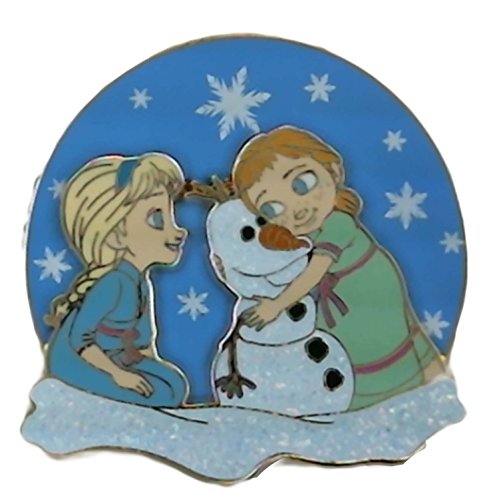 Disney Pin - Frozen - Young Elsa & Anna with Olaf - 107140, Small