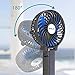 OPOLAR Small Hand Held Battery Operated USB Fan, Personal Portable Rechargeable Fan with 2200mAh Battery and 3 Settings for Travel Home Office and Outdoor Use (One Battery ONLY)