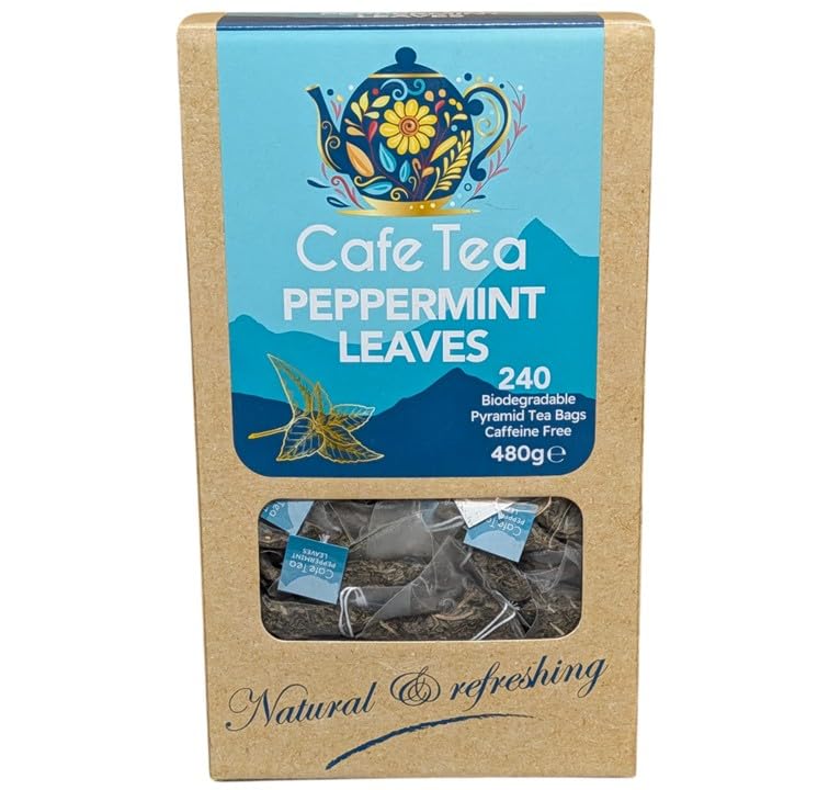 Amazon | Cafe Tea ペパーミントティー 240袋 (480g) ピラミッド型