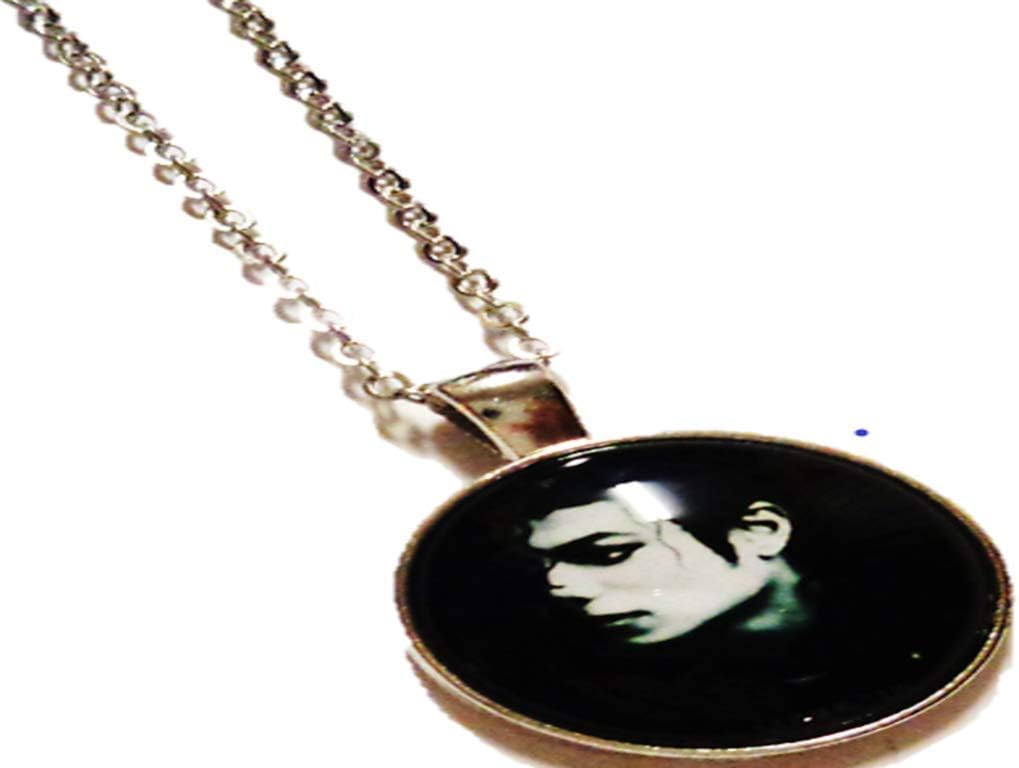 Silver Tone MJ Inspired Design Necklace Unisex