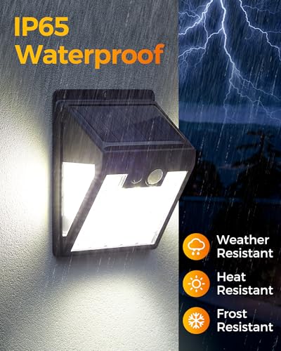 Solar Security Lights Outdoor Wireless