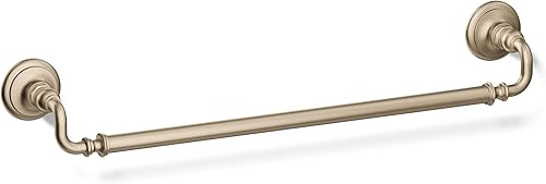 Miniatura 4 de KOHLER K-72568-CP Artifacts - Toallero (24 pulgadas), cromo pulido Cromo pulido,Mate negro,Oil Rubbed Bronze,Bronce pulido vibrante,Latón cepillado