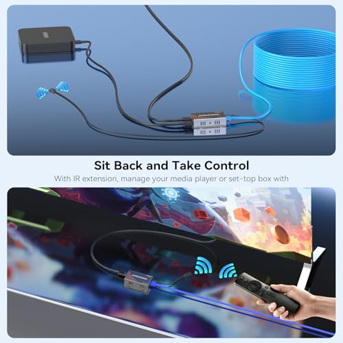 Extensor HDMI 4K Ethernet Cat6 receptor transmisor con salida Loop y alimentación POC 4