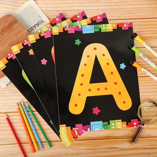Image of COCHIE Reading Posters for Classroom Decorations, Library Reading Corner Decor, Read Signs Poster Bulletin Board Set of 4, Pre-k Preschool Kindergarten Classroom Wall Decoration (Black)