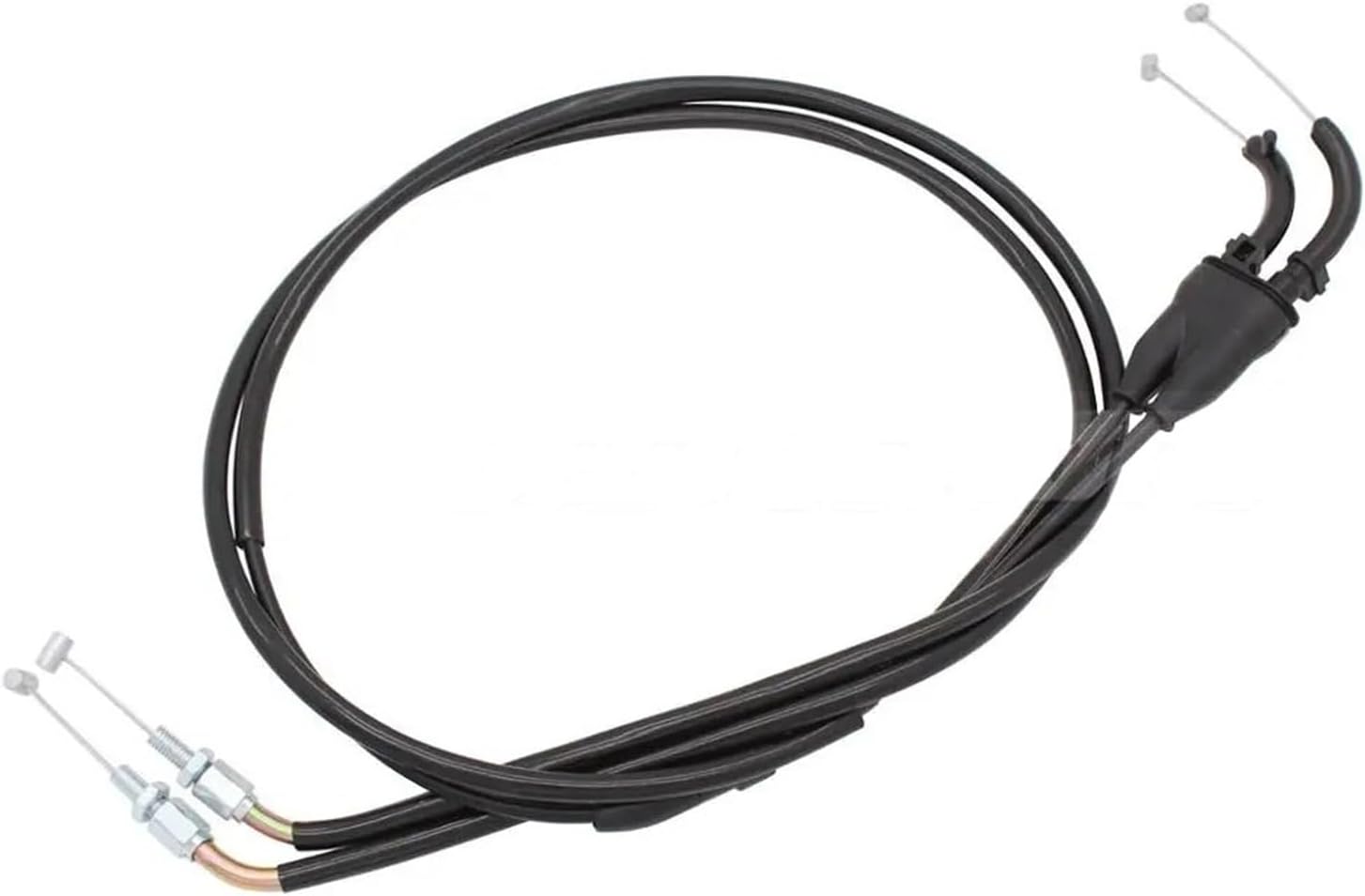 1 Set (2 PCS) Motorcycle Steel Wire Throttle Cable Compatible MT-09 MT09 FZ-09 FZ09 2014 2015 2016 2017 2018 2019 2020