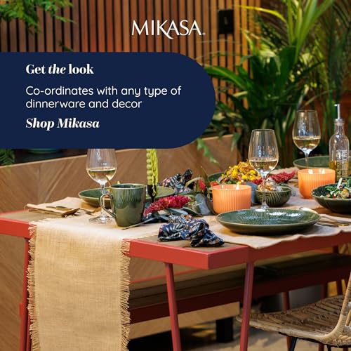 Mikasa Jute Woven Table Runner, Beige Table Runner for Relaxed Dining 230 x 33cm - Image 3