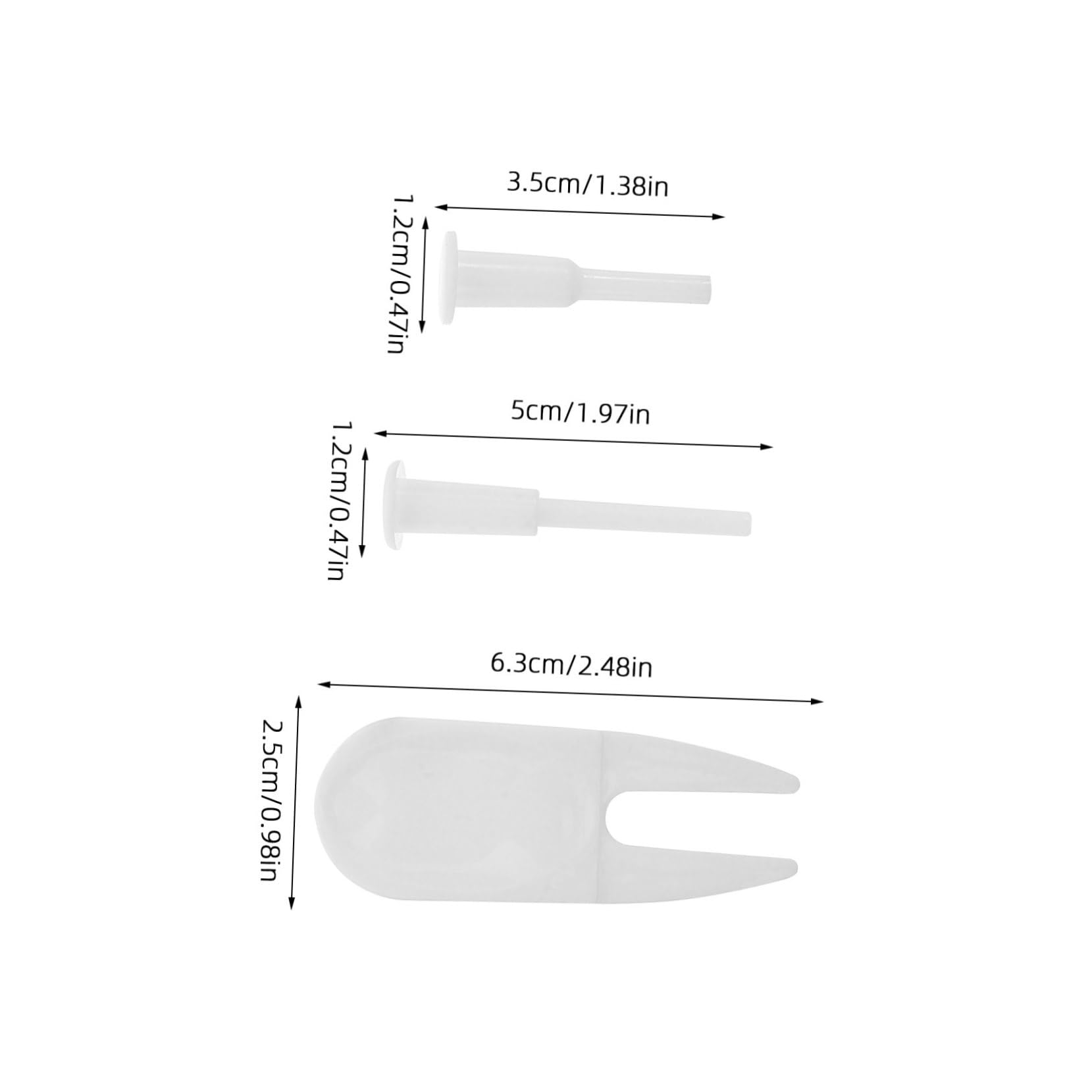 balacoo 12pcs Air Stopper Plug Pin for Exercise Balls Yoga Ball Replacement Accessories Leak Resistant Design for Optimal Inflation Compatible with Gym Equipment