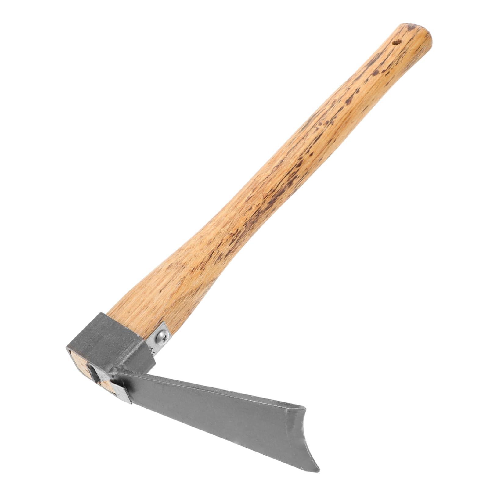 Mikikit Garden Digging Hoe with Ergonomic Wooden Handle Versatile Soil Cultivator Tool for Garden Planting Weeding and Lawn Maintenance Durable Design for Easy Use and Cleaning