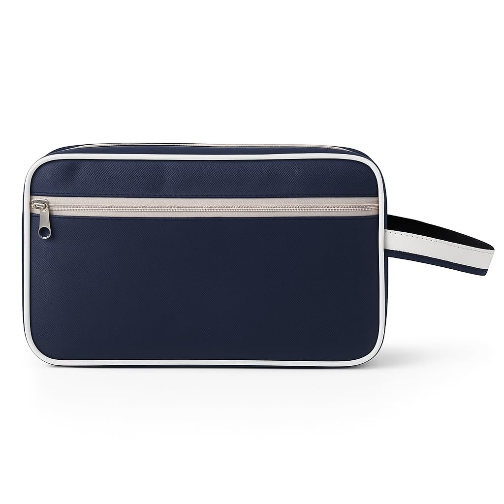 Travel Toiletry Bag, Waterproof Multipurpose Organizer Pouch with Handle for Men and Women, Shaving Kit Storage-image-7
