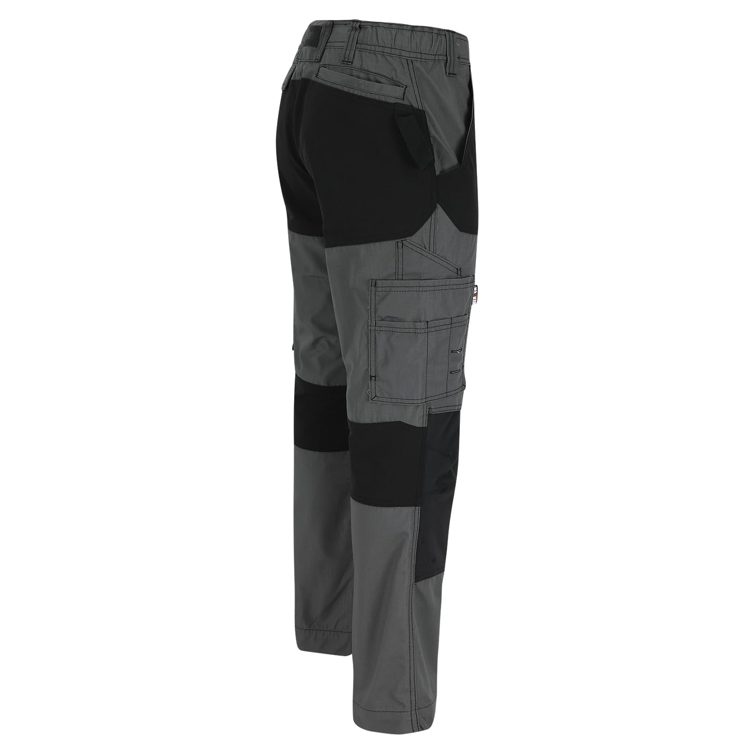 Herock Pantalon de Travail Multipoches Hector Dark Kaki/Noir Droit Mixte (Lot de 1)