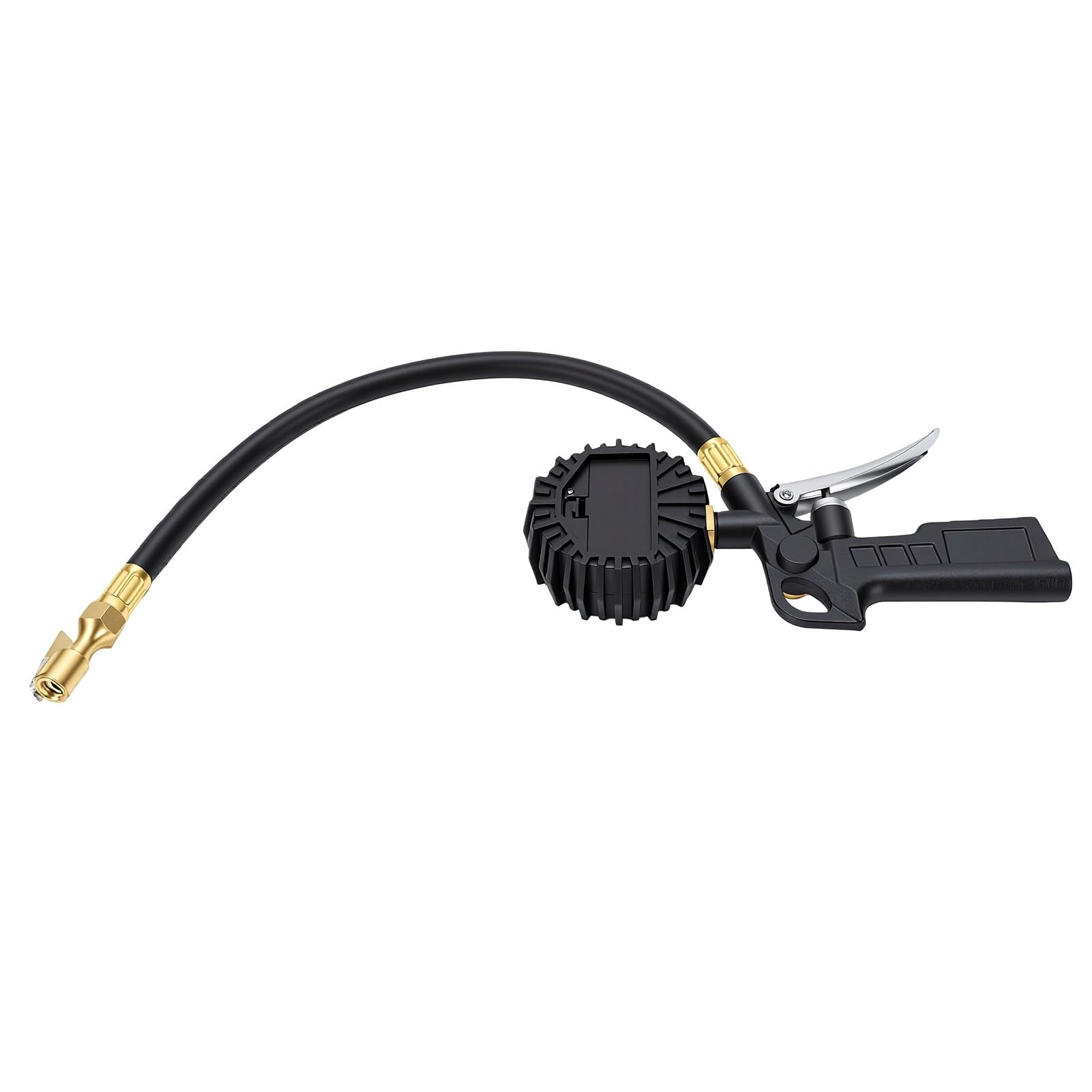 Manomètre Numérique de Haute Précision pour Pneus, avec Lumière LED et Gonfleur, pour les Types de Véhicules, Camping-car, SUV, Motos