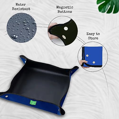 Bombay Greens Gardening Repotting Mat for Plants | Sturdy Handmade Foldable Mat | Plant Transplanting Mat | Unique Garden Tools Useful for Seedling Tray, Succulents, Bonsai and House Plants