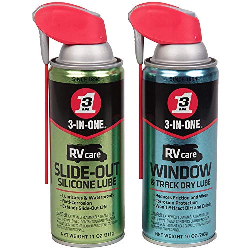 3INONE RVcare Slide Out Silicone, 11 oz. and RV Care Window & Track