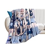 Photo Gallery youman nmixx k-pop group - coperta in pile per letto, divano, 300 g/m², super morbida e calda, decorazione per la casa, 76,2 x 101,6 cm Photo Gallery youman nmixx k-pop group - coperta in pile per letto, divano, 300 g/m², super morbida e calda, decorazione per la casa, 76,2 x 101,6 cm