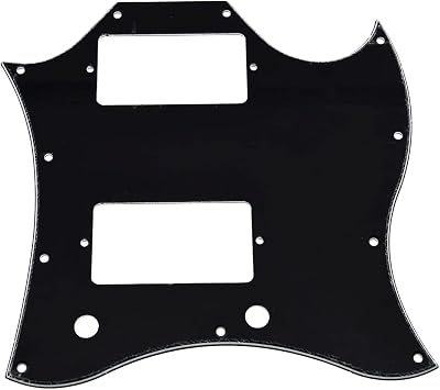 Dopro American Standard SG Guitar Full Face Pickguard for USA SG Special Guitar Black 3 Ply