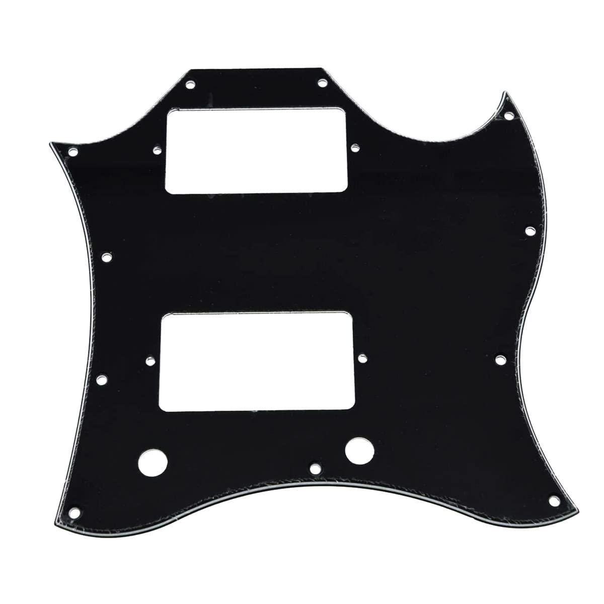 American Standard SG Guitar Full Face Pickguard for USA SG Special Guitar Black 3 Ply
