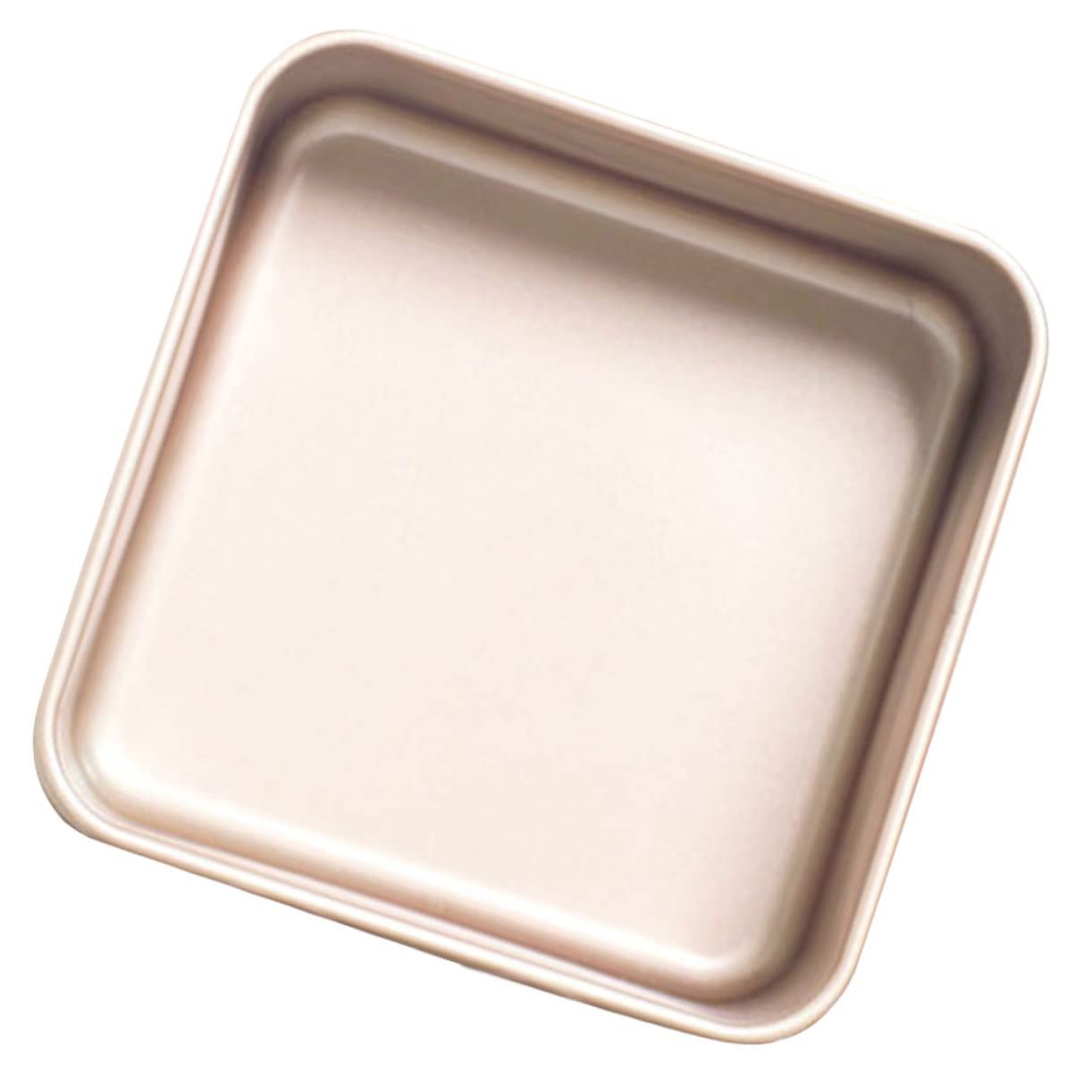 Backform aus Edelstahl Hitzebeständige Kuchenform Mehrzweck-backform für Ofengeschirr Abwaschbare Kuchenform zum Backen für Quadratische Kuchen Mini-chiffonkuchen Mini-käsekuchen