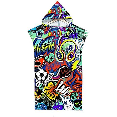 Stillshine Adults Hooded Changing Robe Towel Poncho Cover
