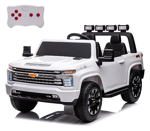 sopbost 24V Ride On Car with Remote Control, Licensed Chevy