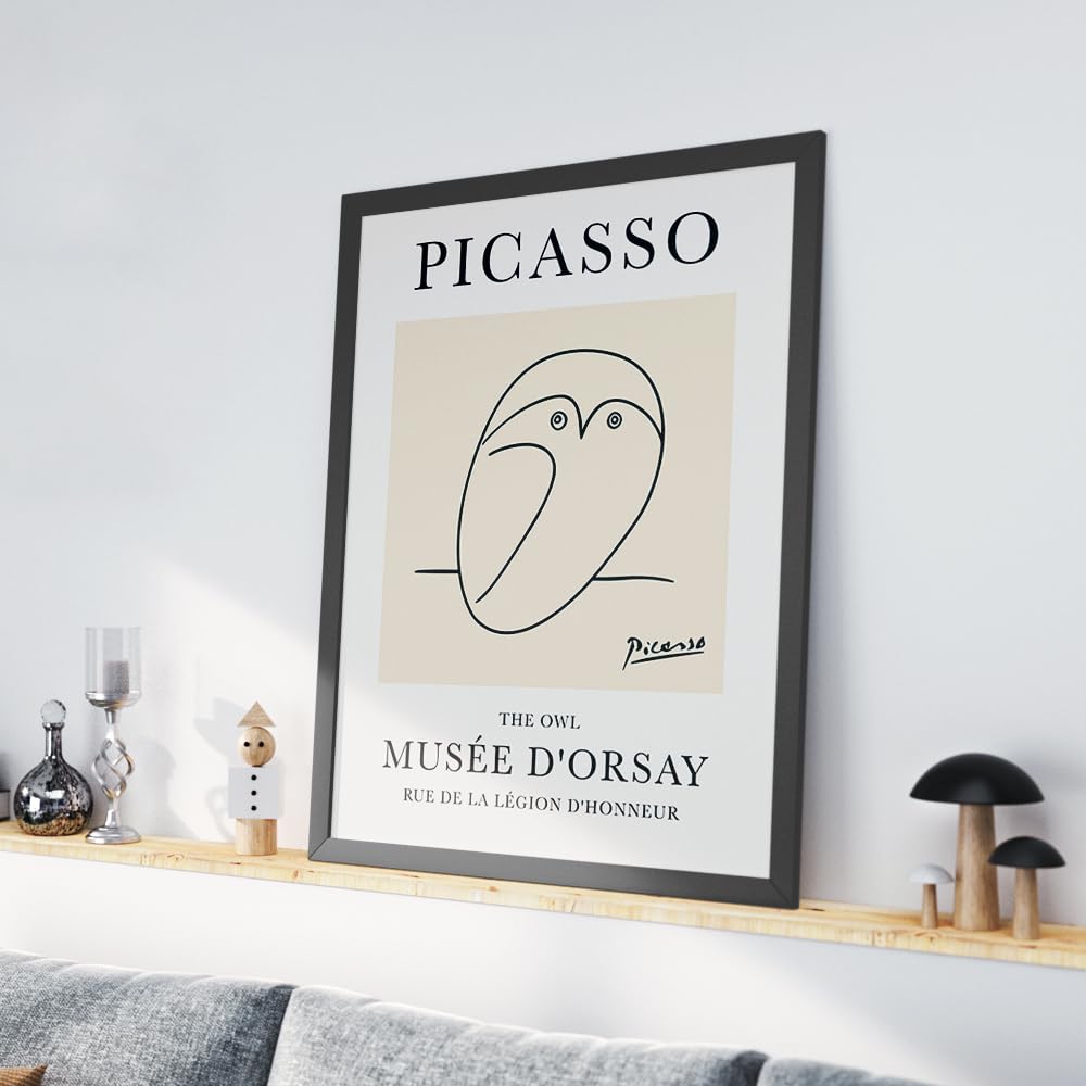 Amazon.co.jp: ヴィンテージ ピカソ 犬 猫 鳥 馬 キャンバス 絵画 抽象