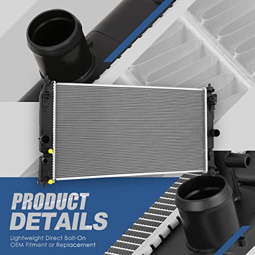 Image of Auto Dynasty Radiator Compatible with 16-20 Lexus UX250H Toyota Prius Prime, DPI 13591 Factory Style 1-Row Cooling Radiator, Aluminum Core